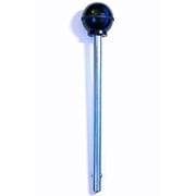Pin, Tensile 5/16" Dia, 4-1/4" Locking Space Round Black Knob- Universal Weight Stack Replacement PIN | Detent Hitch Locking PINS - Chrome Plated Steel Shaft with Ball Valve Locking.