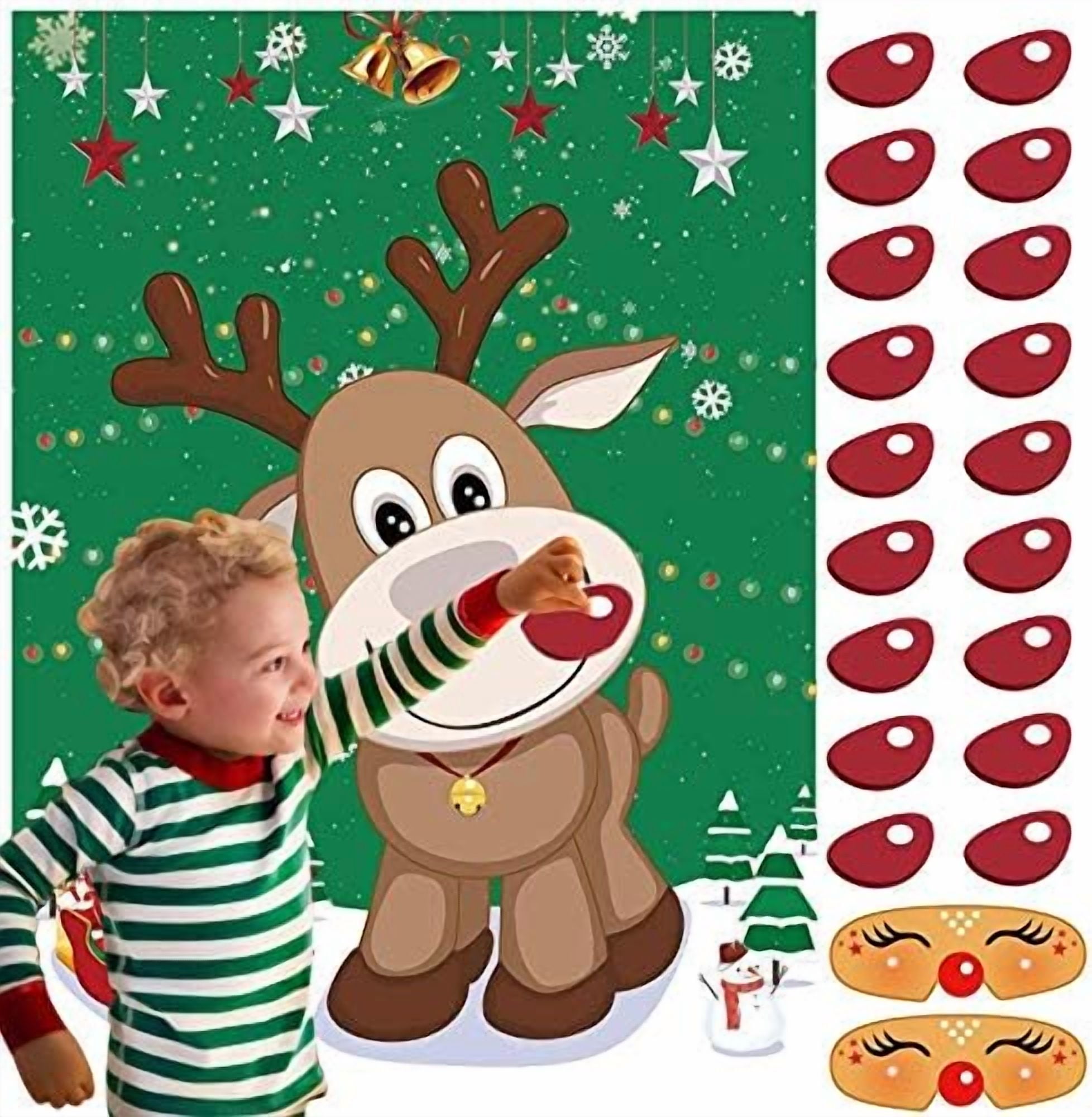 Free Printable Pin The Nose On Rudolph | Fanny Printable - View #11