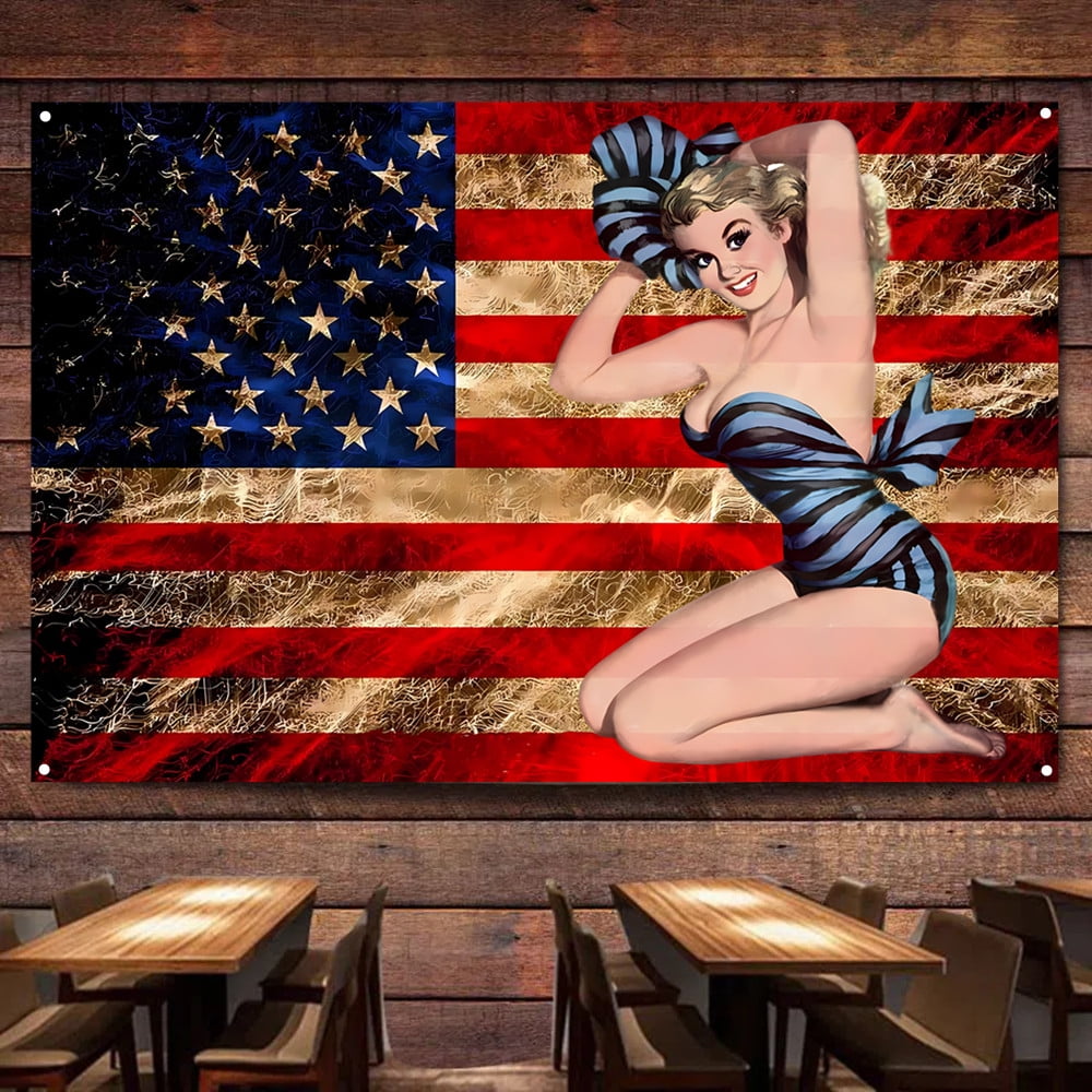Pin Up Girl Poster Vintage