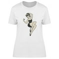 thumbnail image 1 of Pin-Up Girl Design T-Shirt Women -Image by Shutterstock, Female Medium, 1 of 2