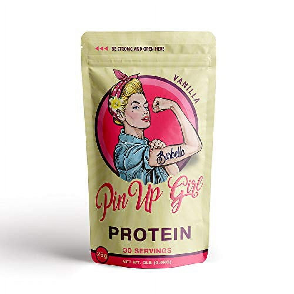 Pin Up Girl Protein Whey Isolate Powder - 25 Grams of Protein Per Serving -  Low Calorie, Fat Free, Sugar Free, Zero Carb - for Women (30 Servings)  Vanilla - Walmart.com