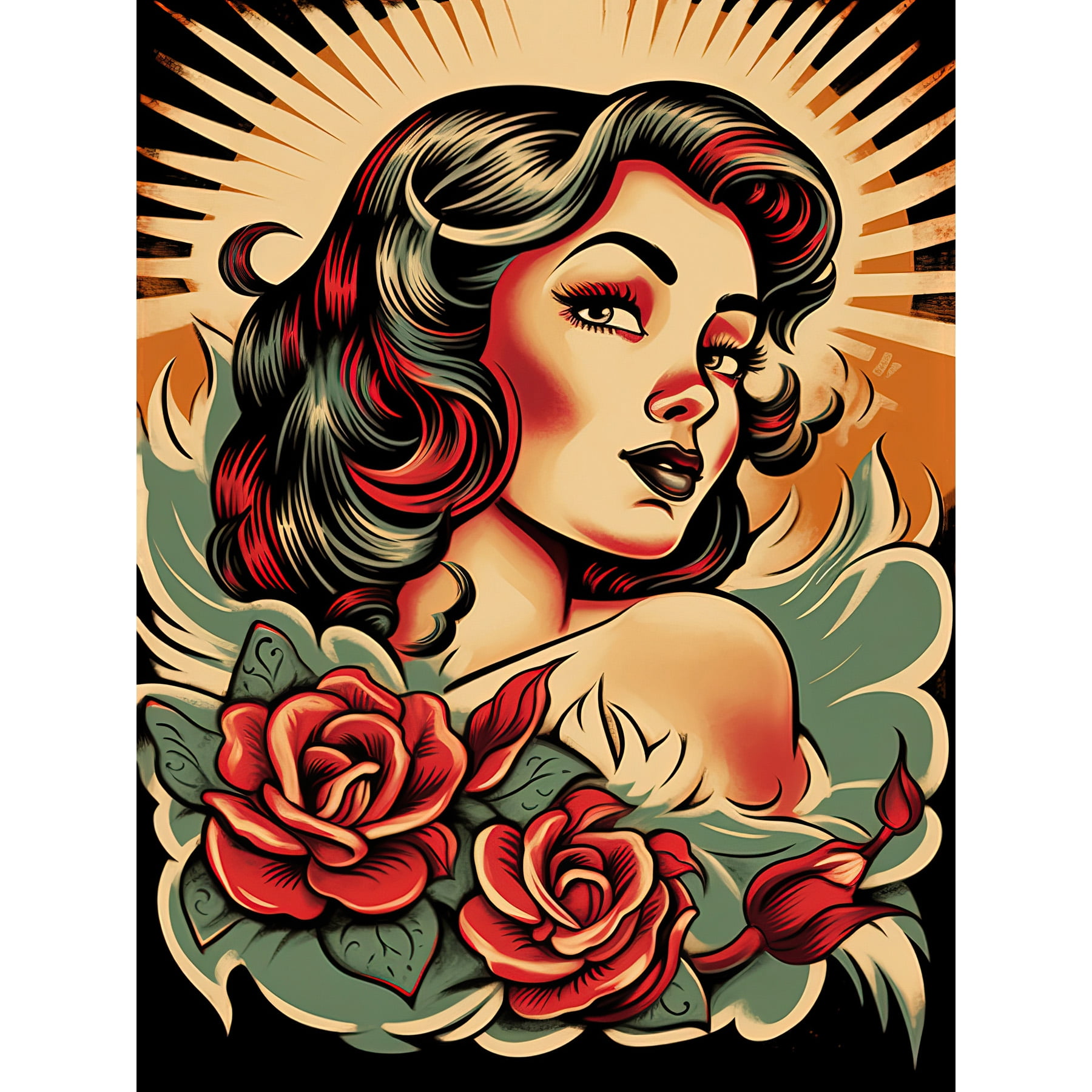 Old School Tattoo Posters for Sale | Redbubble