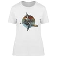 thumbnail image 1 of Pin Up Witch T-Shirt Women -Image by Shutterstock, Female 3X-Large, 1 of 2