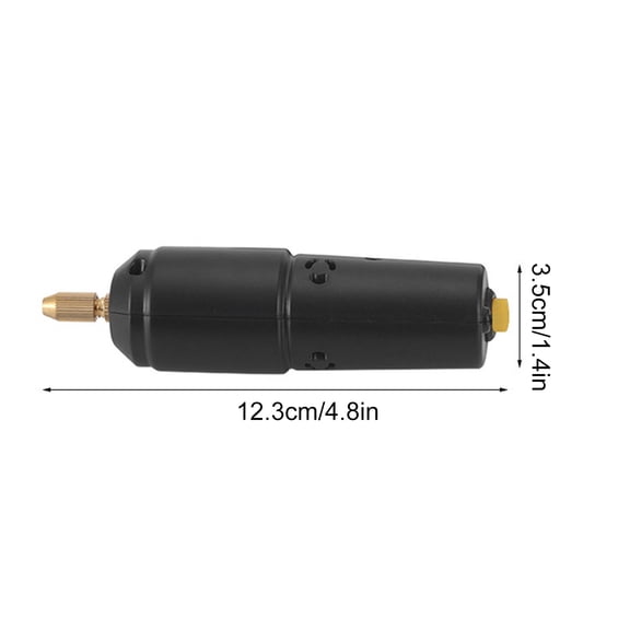 Pin Vise Drill Electric Electric Hand Drill, Resin Drill Set with Drill Bits for Jewelry Making, Black Mini Electric Drill