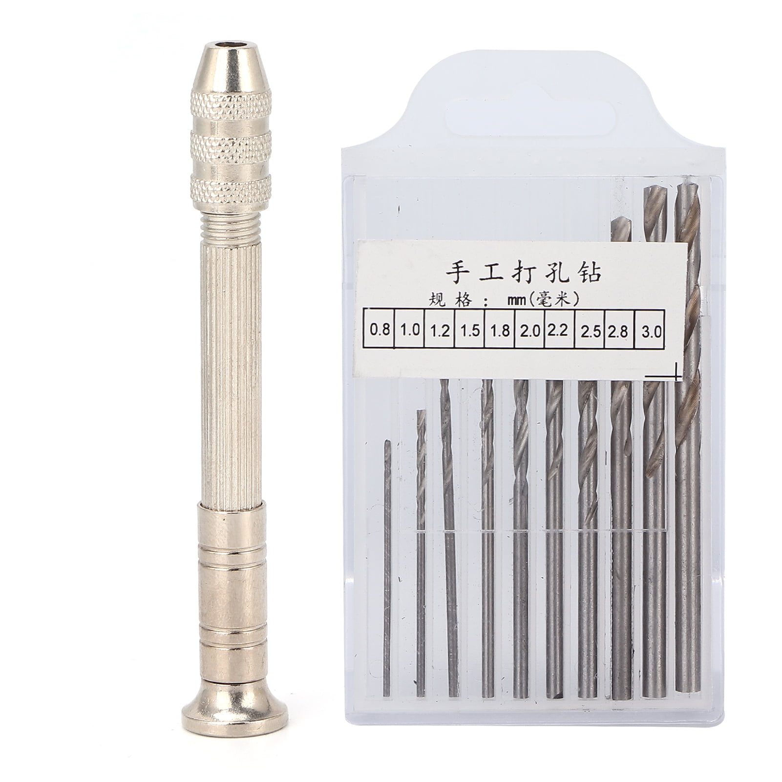 Pin Vise Hand Drill Replacement Hand Drill Bits Set for Jewelry Resin