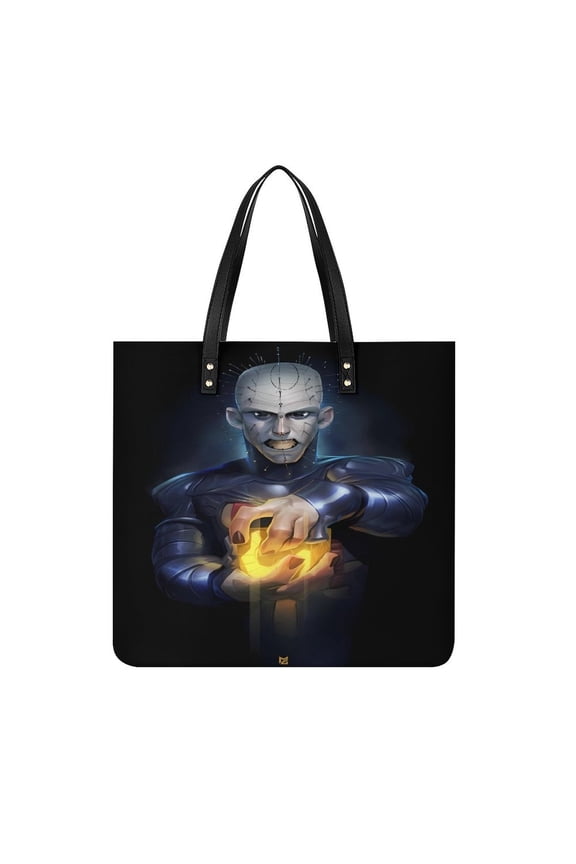 Pin-head Handbag, Casual PU Leather Tote Bag, Shoulder Handbags with Top Magnetic Snap Closure For Girl Ladies Women Travel Shopping