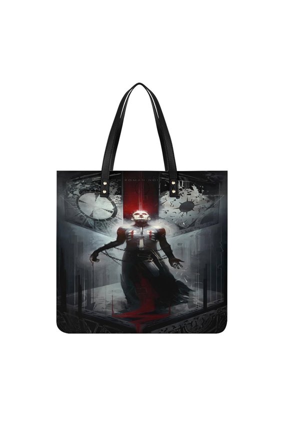 Pin-head Handbag, Casual PU Leather Tote Bag, Shoulder Handbags with Top Magnetic Snap Closure For Girl Ladies Women Travel Shopping