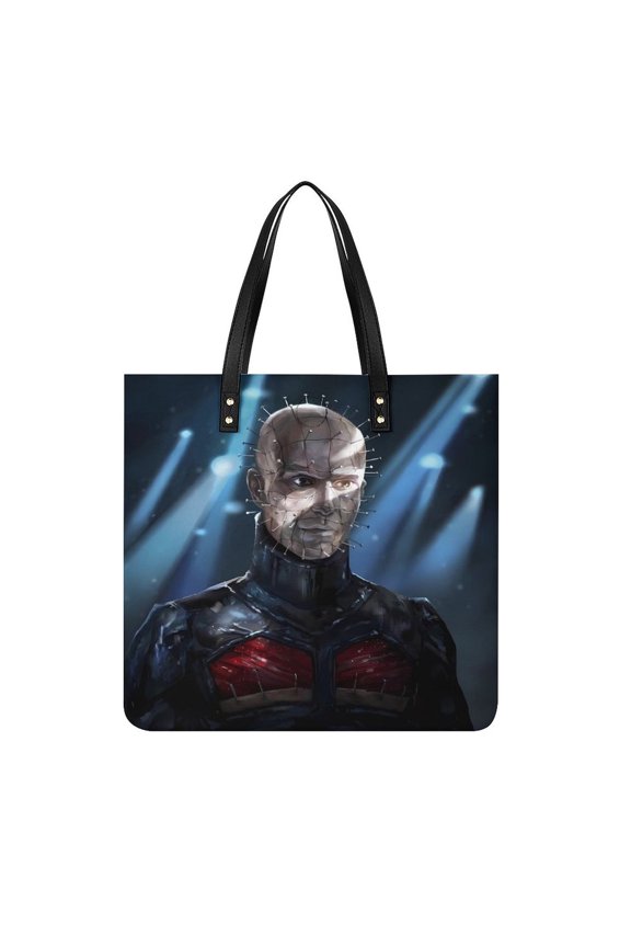 Pin-head Handbag, Casual PU Leather Tote Bag, Shoulder Handbags with Top Magnetic Snap Closure For Girl Ladies Women Travel Shopping