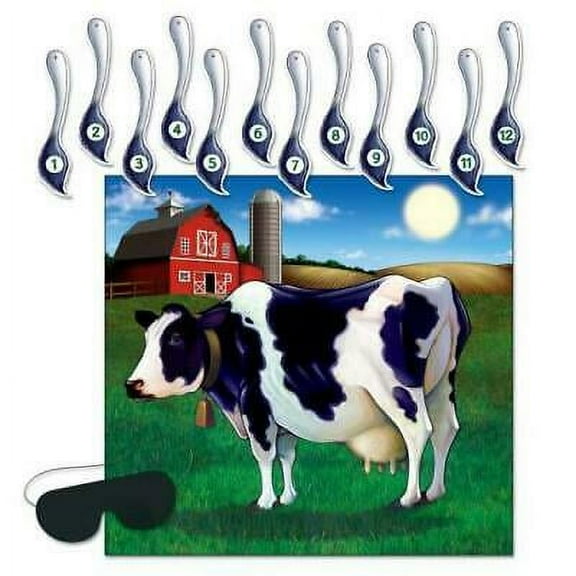 Pin the Tail on the Cow Game, 5PK