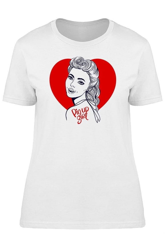 Pin-up Style  T-Shirt Women -Image by Shutterstock, Female x-Large