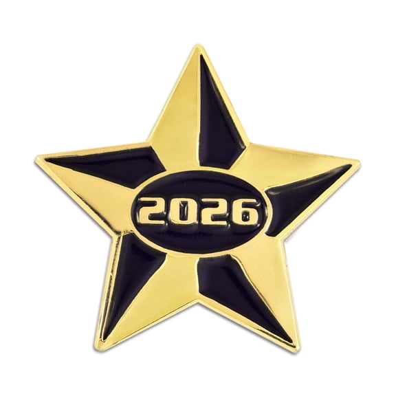 PinMart 2026 Blue and Gold Star Pin
