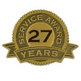 thumbnail image 1 of PinMart 27 Years of Service Award Lapel Pin - 10 Pack, 1 of 3