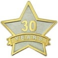 thumbnail image 1 of PinMart - 30 Year Service Award Star Enamel Pin - Employee Appreciation Pin, 1 of 6
