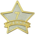 thumbnail image 1 of PinMart - 7 Year Service Award Star Enamel Pin - Employee Appreciation Pin, 1 of 6