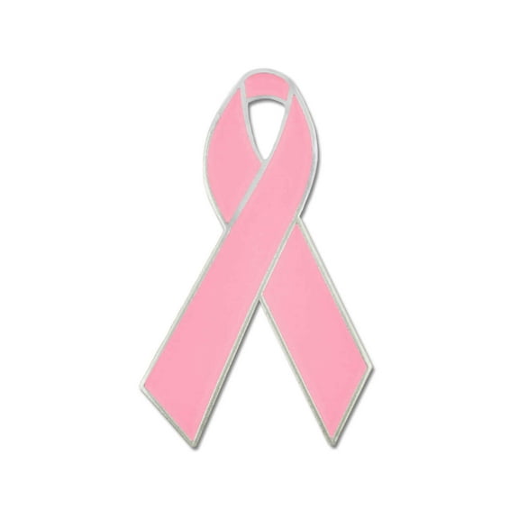 PinMart Breast Cancer Awareness Enamel Lapel Pin â Pink Ribbon prevention Pin