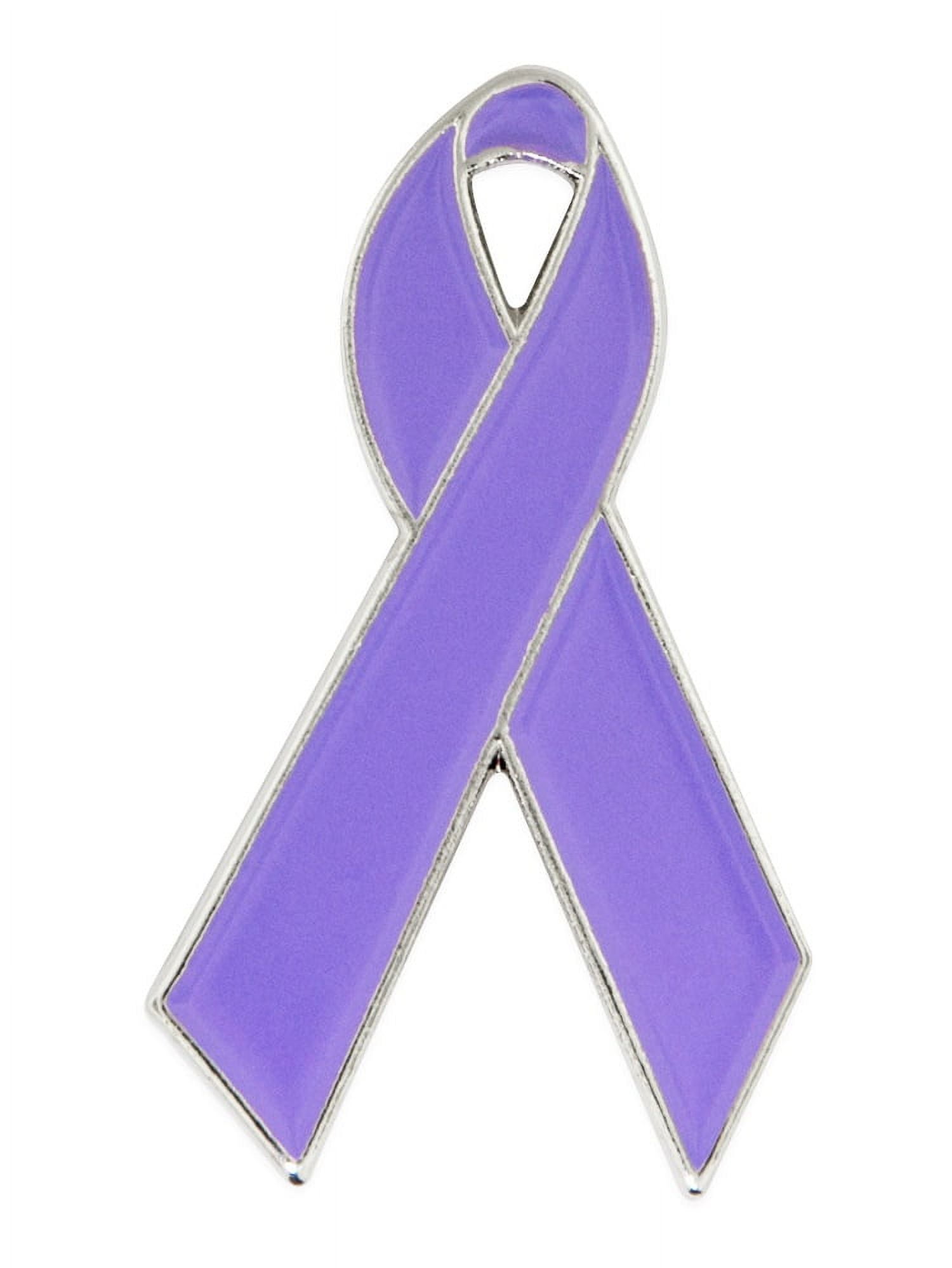 Pinmart Cancer Prevention Ribbon Or Cancer Survivor Awareness Enamel