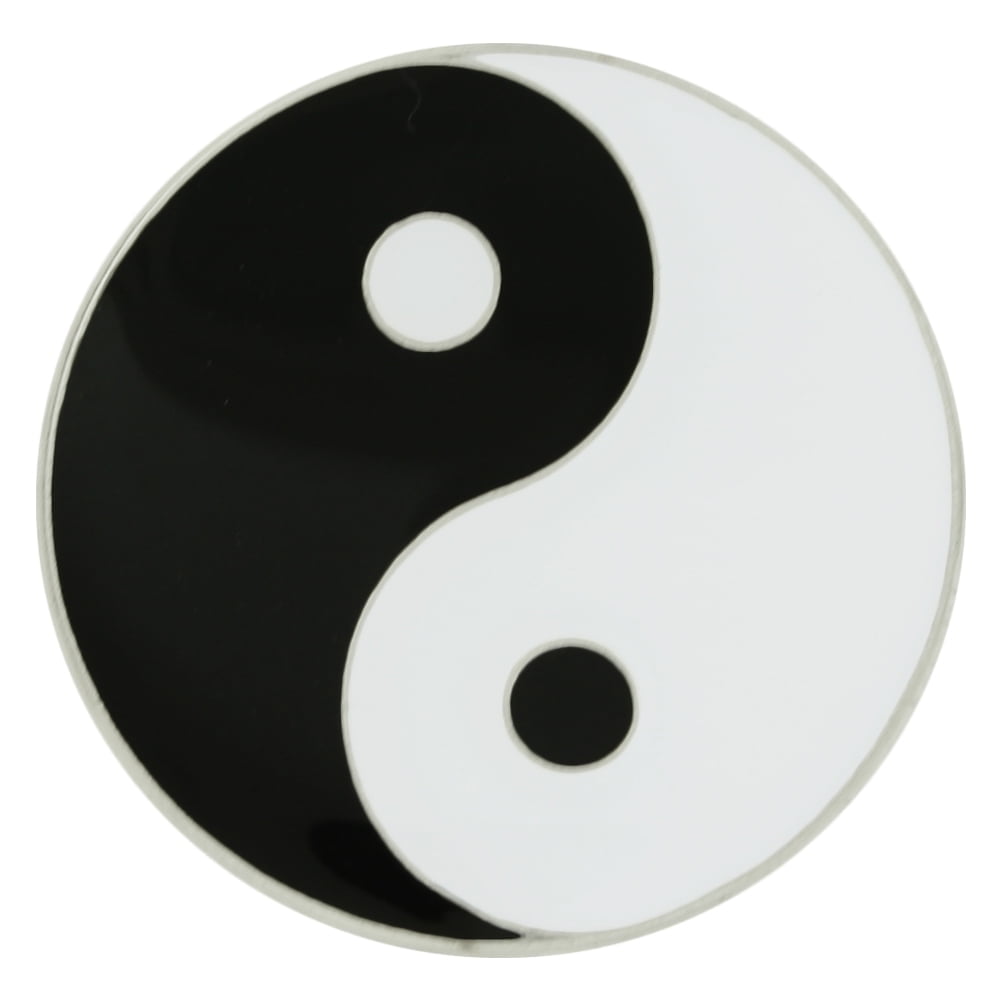 Chinese Taoism Yin Yang Enamel Lapel Pin - Walmart.com