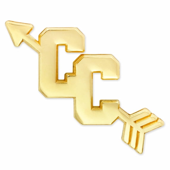 PinMart Cross Country Letterman Jacket Pin - Chenille Pin for Varsity or Junior Varsity Jacket