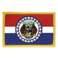 thumbnail image 1 of PinMart Embroidered US State Flag Patch - Missouri, 1 of 1