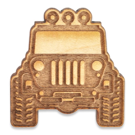 PinMart Extreme Adventure Off-Road Vehicle Wood Pin