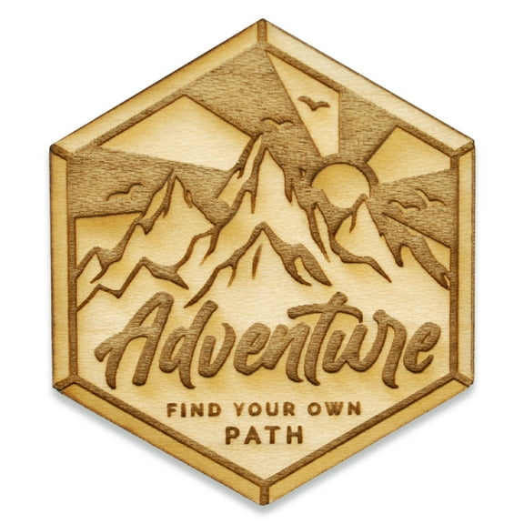 PinMart Find Your Own Path Wood Pin