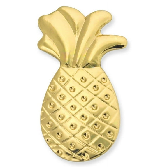 Gold Plated Pineapple Hospitality Lapel Pin