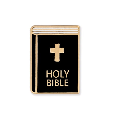 PinMart Holy Bible Religious Cross Enamel Lapel Pin