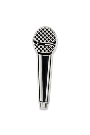 Microphone Lapel Button Pins