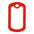 thumbnail image 1 of PinMart Military Dog Tag Silencer – No Noise Silicone ID Protector, Red - 10 PACK, 1 of 6