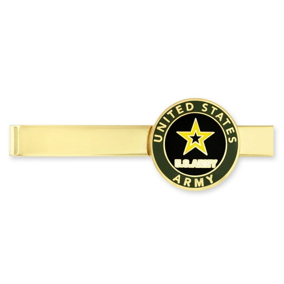 PinMart Officially Licensed U.S. Army Tie Clip - Gold