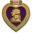 thumbnail image 1 of PinMart Purple Heart Veteran Lapel Pin-Proud Patriotic USA Flag Enamel Pin, 1 of 6
