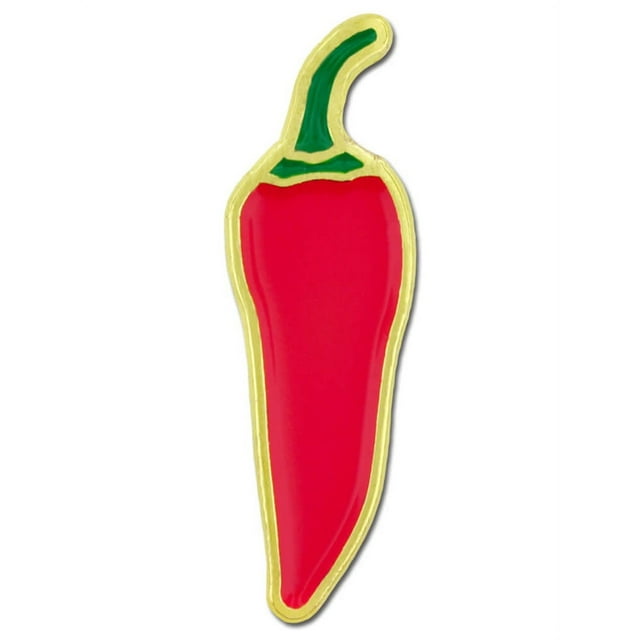 PinMart Spicy Red Chili Pepper Food Enamel Lapel Pin -  FunUnisex Lapel Pins for Teens and Adults