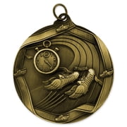 PinMart Track Award Sports Bulk Medal - Gold, New
