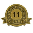 thumbnail image 1 of PinMart's 11 Year of Service Award Lapel Pin - 5 Pack, 1 of 3