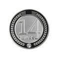 thumbnail image 1 of PinMart's 14 Years of Service Award Employee Recognition Gift Lapel Pin - Black, 1 of 2