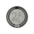thumbnail image 1 of PinMart's 25 Years of Service Award Employee Recognition Gift Lapel Pin - Black, 1 of 2