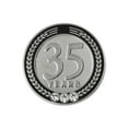 thumbnail image 1 of PinMart's 35 Years of Service Award Employee Recognition Gift Lapel Pin - Black, 1 of 3