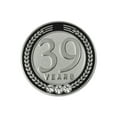 thumbnail image 1 of PinMart's 39 Years of Service Award Employee Recognition Gift Lapel Pin - Black, 1 of 3