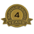 thumbnail image 1 of PinMart's 4 Year of Service Award Lapel Pin - 1 Piece, 1 of 3