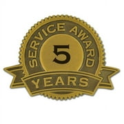 PinMarts 5 Year of Service Award Lapel Pin - 1 Piece