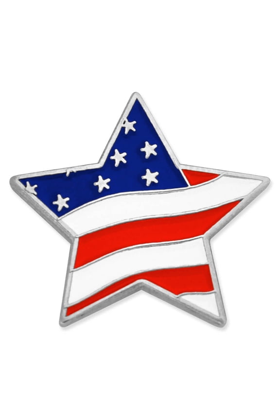 's American Flag Star Lapel Pin