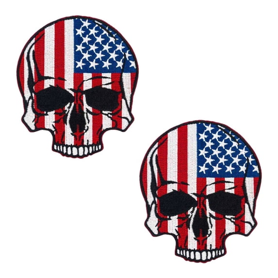 PinMart's American Skull 2 Piece Pack