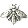 thumbnail image 1 of PinMart's Antique Silver Bee Insect Animal Spring Summer Lapel Pin, 1 of 2