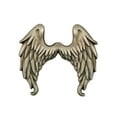 thumbnail image 1 of PinMart's Antique Silver Flying Angel Wings Lapel Pin, 1 of 3