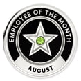 thumbnail image 1 of PinMart's August Employee of the Month Lapel Pin, 1 of 3