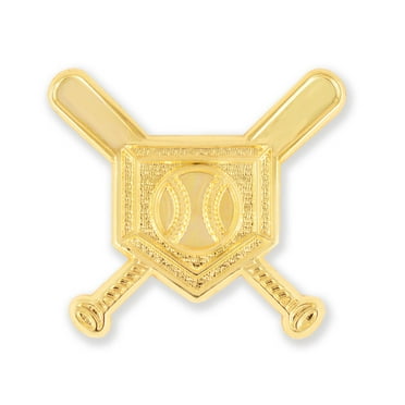 PinMart's Baseball Cross Bats Chenille Pin
