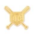 thumbnail image 1 of PinMart's Baseball Cross Bats Chenille Pin, 1 of 4