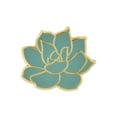 thumbnail image 1 of PinMart's Beautiful Small Succulent Flower Plant Lover Enamel Lapel Pin, 1 of 3