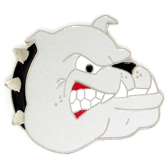 PinMart's Bulldogs School Mascot Sports Enamel Lapel Pin