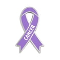 PinMart's Cancer Light Purple Awareness Ribbon Enamel Lapel Pin - 10 ...